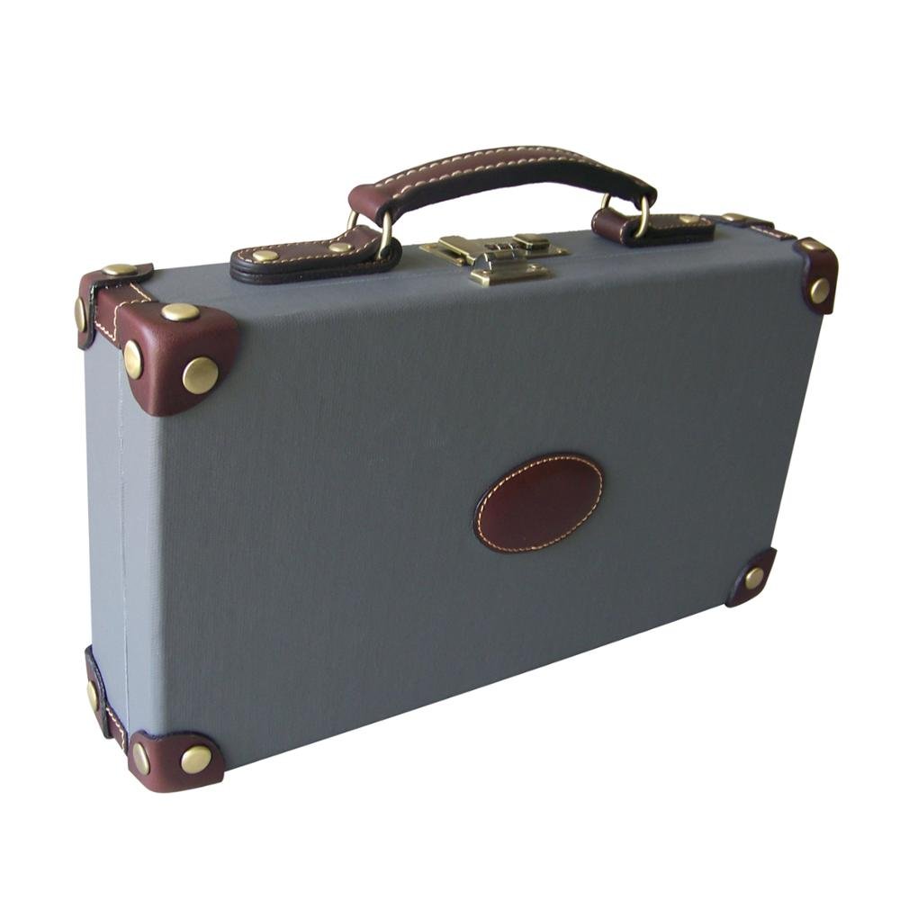 2020 custom leather poker chip case Leather case with with Playing Cards, Chips, and Poker Dices