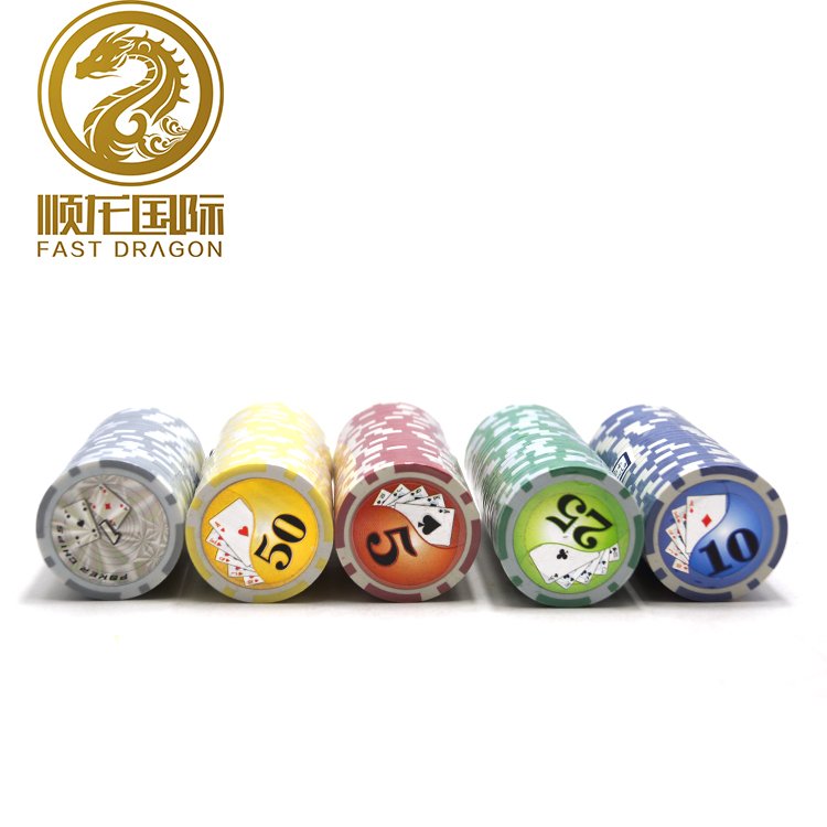 11.5g ABS Top-Quality Multi-colors 13.5g Clay Poker Chips Professional Custom Poker Chips