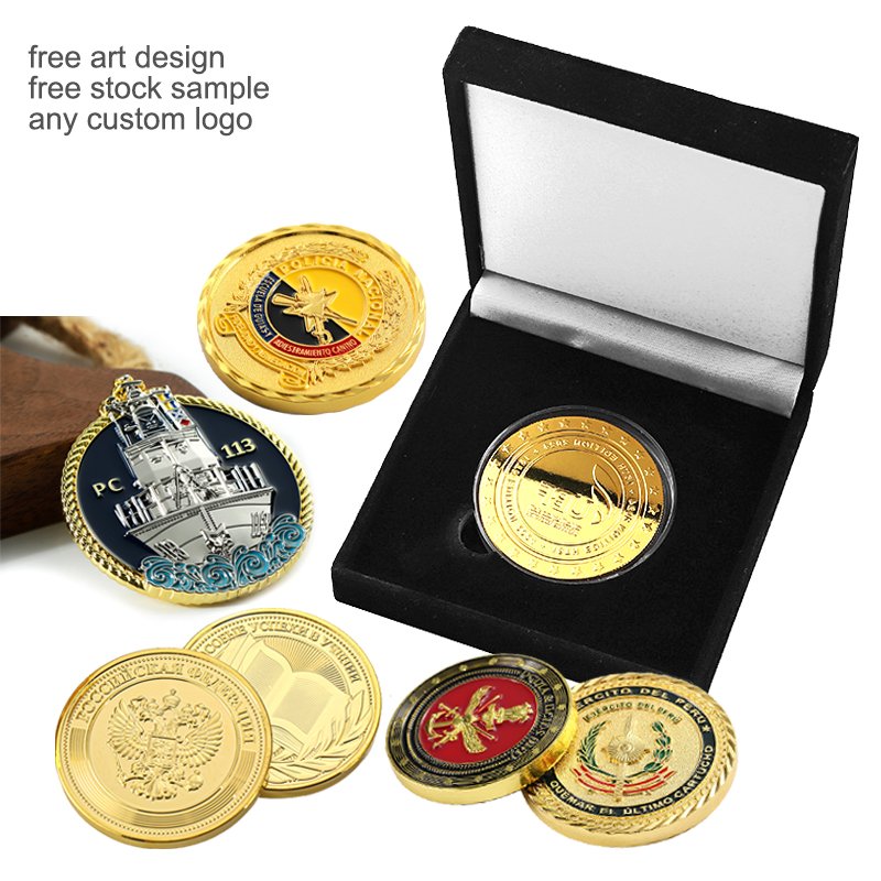 Manufacturers Metallic Stamping Zinc Alloy Custom Game Token Poker Chips Challenge Coin Commemorative Souvenir Coins