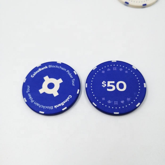 sublimation printing ceramic poker chip/printing ceramic casino chip