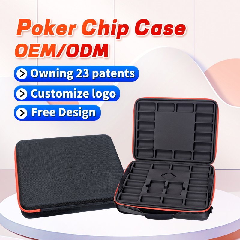 RLSOCO OEM&ODM Professional Manufacturer Customize Size Logo Colors EVA Hard 1000 Poker Chip Case