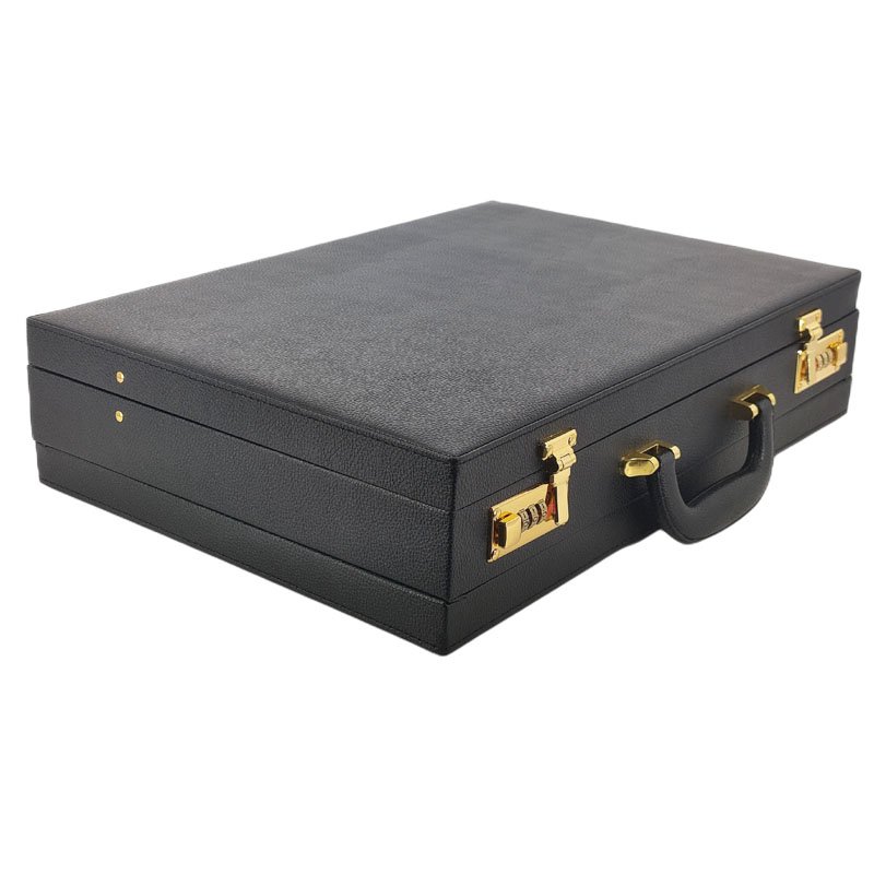professional leather briefcase hard with custom lock sunglass display brief case customized foam for knife set