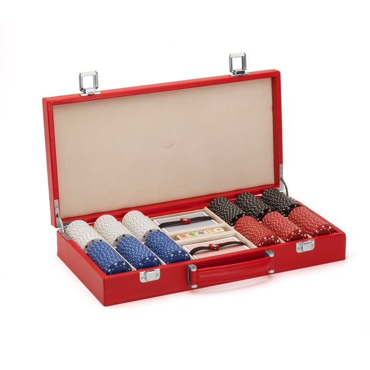 Luxury Leather 3 in 1 dice shaker And Playing Card Set blue Leather Case deck box