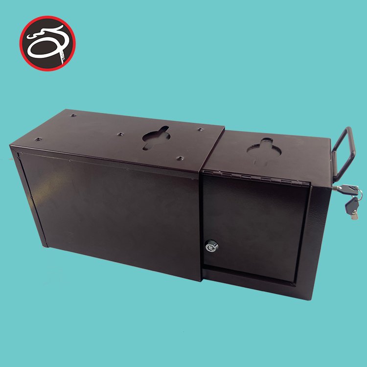 Handy Rectangular Poker Chip iron Bigger Drop box with Foam Factory Price custom money box