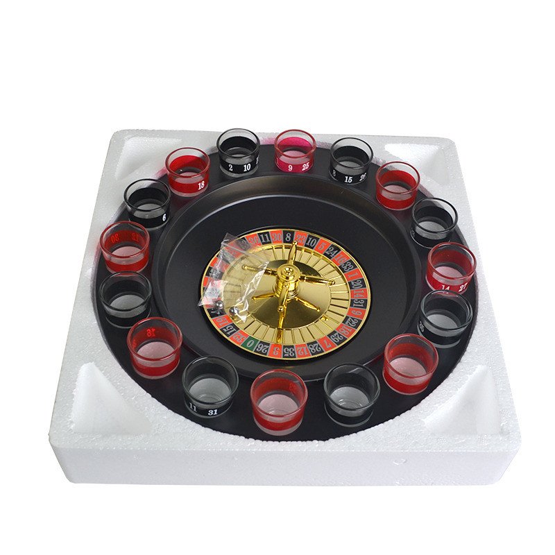 For 2-8 Players Night Bar games Casino Party Family Fun Game 16 Cups Roulette Drinking Game
