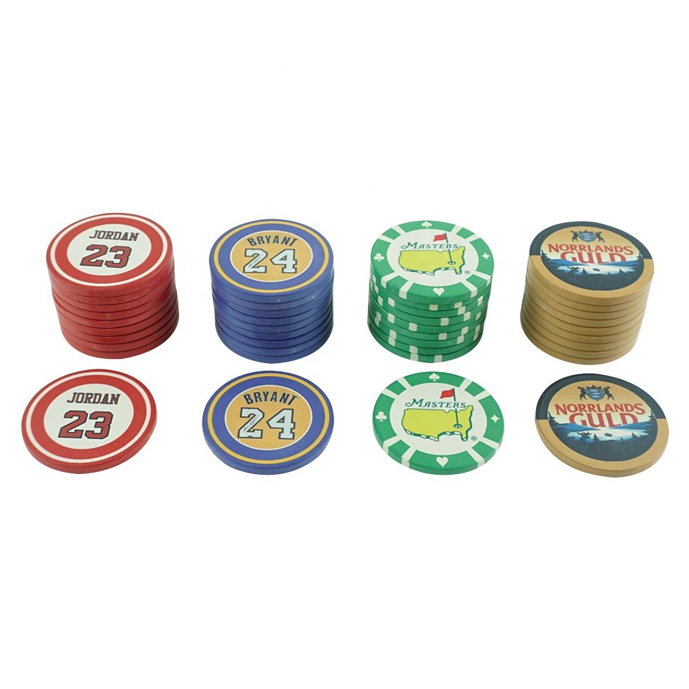 Hot sale augusta masters poker chip ball marker 10g chips ceramic 39mm tournament custom logo accept with no moq for table games