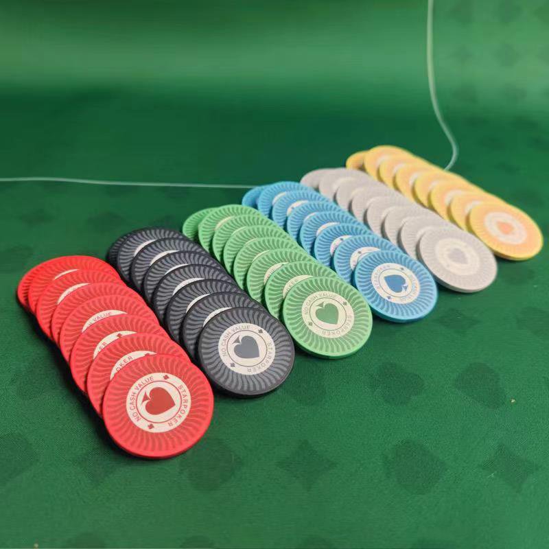 Ceramic Custom Printed Logo Cheap Poker Chips Wholesale