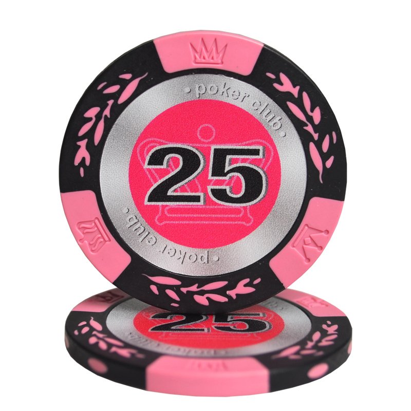 40 mm crown wsop blank poker chip set oversized rounders low price casino mini jetton numbers paulson poker chips