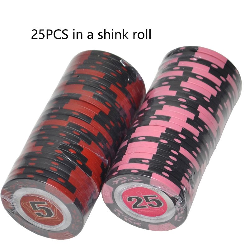 40 mm crown wsop blank poker chip set oversized rounders low price casino mini jetton numbers paulson poker chips
