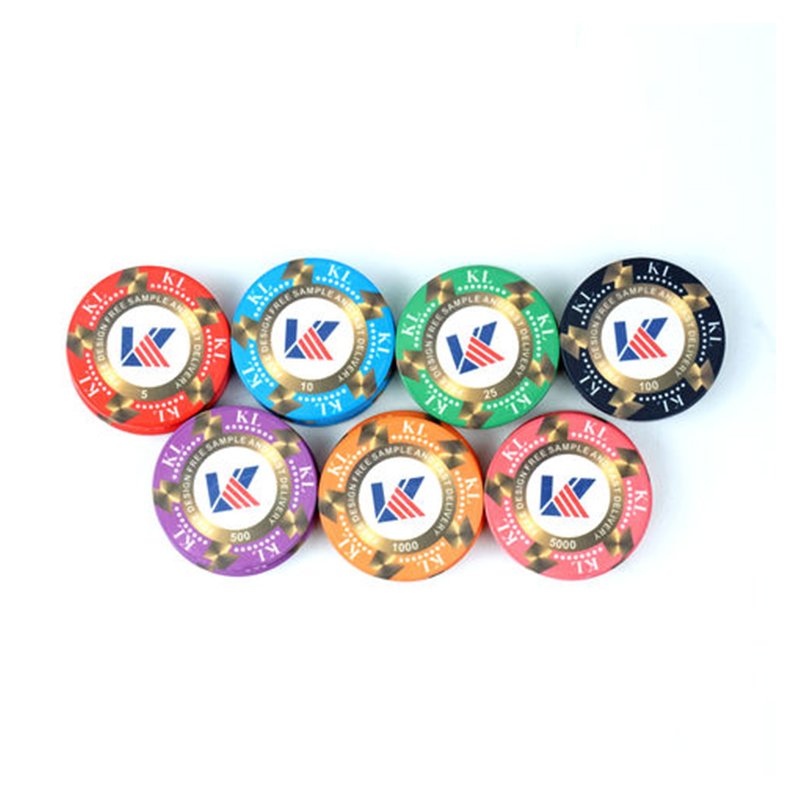 Professional factory supply entertainment products Custom design 10g ceramic poker chips for casino