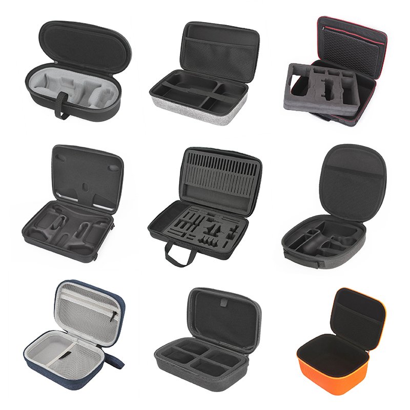 High Quality Small Cosmetic First Hearing Aid Electronic Chips Poker Tray Lightweight Hard Shell Coffee Machine Set Eva Case