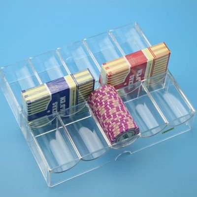 High quality custom thickened casino 200-piece poker chip box poker chip tray
