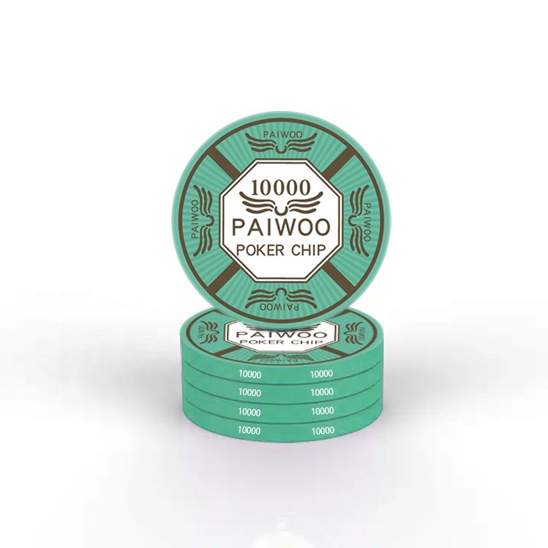 Premium Quality 300pcs Ceramic Poker Chips Set Professional Play Used in Casinos