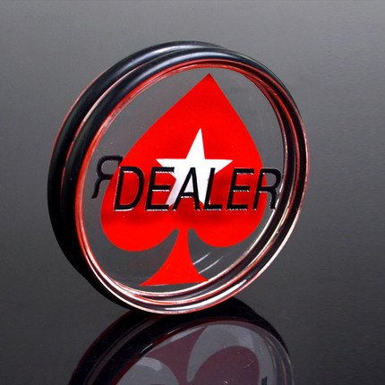 Custom ACRYLIC poker dealer button