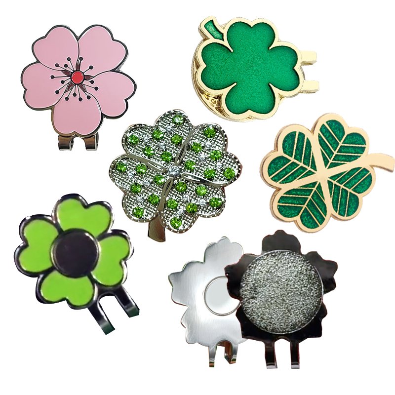 Custom Logo Printing ABS Plastic Poker Chip Golf Ball Marker