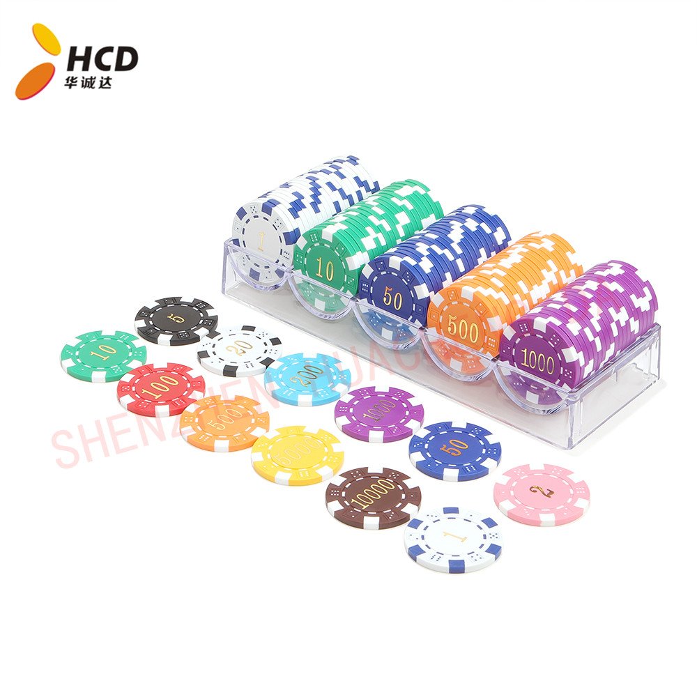 High Quality Professional Gaming Clay and ABS Poker Chips 14g Weight with Custom Logo for Experienced Players