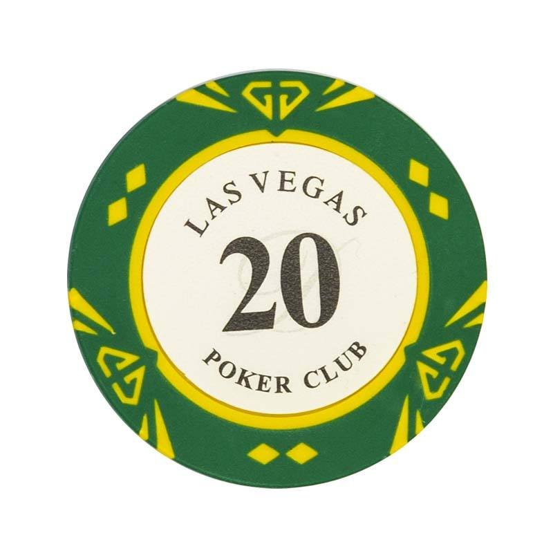 Casino quality clay poker chip with customised colour and logo in lay 14 gm casino chip