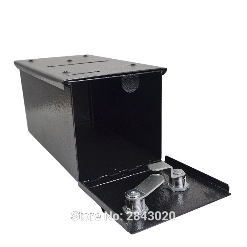 Metal Iron Safe Box Poker Chips Bank Double Security Money/chip Case Professional Coin Box