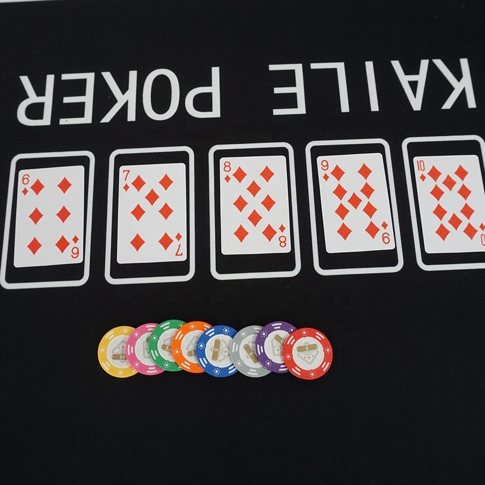 Custom Interchangeable Stickers RFID Plastic Composite Chips Large Casino Club Trackable Poker Chips
