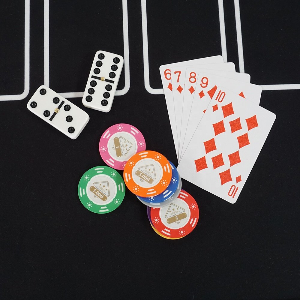 Custom Interchangeable Stickers RFID Plastic Composite Chips Large Casino Club Trackable Poker Chips