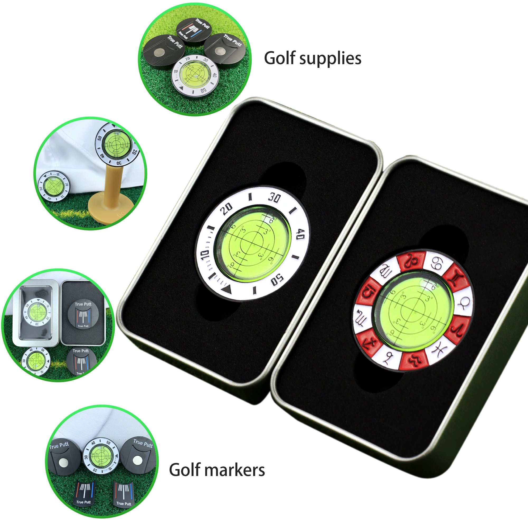 Creative Poker Chip Golf Ball Marker Golf Ball Marker High Precision Alignment Reader Tool Ball Marker