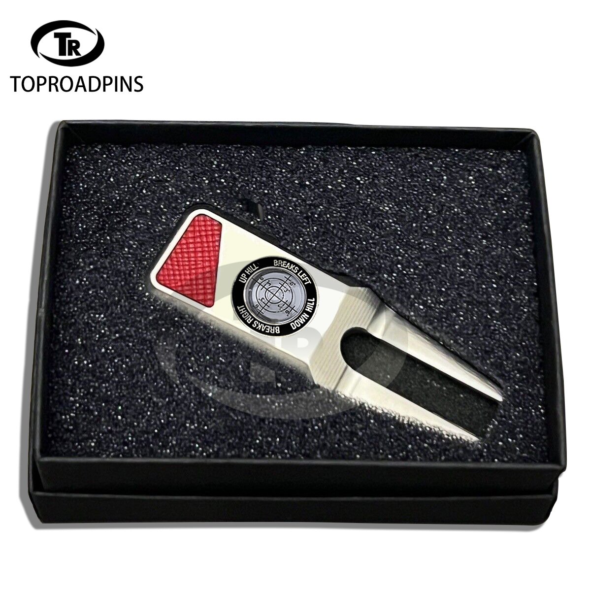 Promotional Custom Golf Club Magnet Golf Level Ball Marker Golf Green reader Divot Repair Tool With Marker