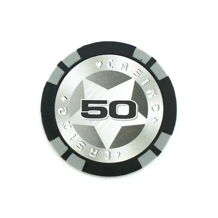 Custom Cheap Made Composite Single Isolated Gift Souvenir Game Coin Size Gambling Props Dice Clay Poker Chips Casino Token
