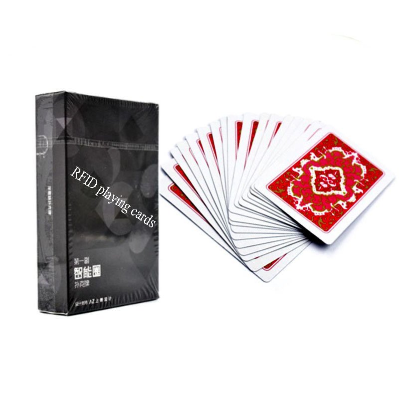Custom 13.56MHz Smart Poker Card Paper Access Control Card Nfc Rfid Smart Gambling Poker Rfid Playing Cards