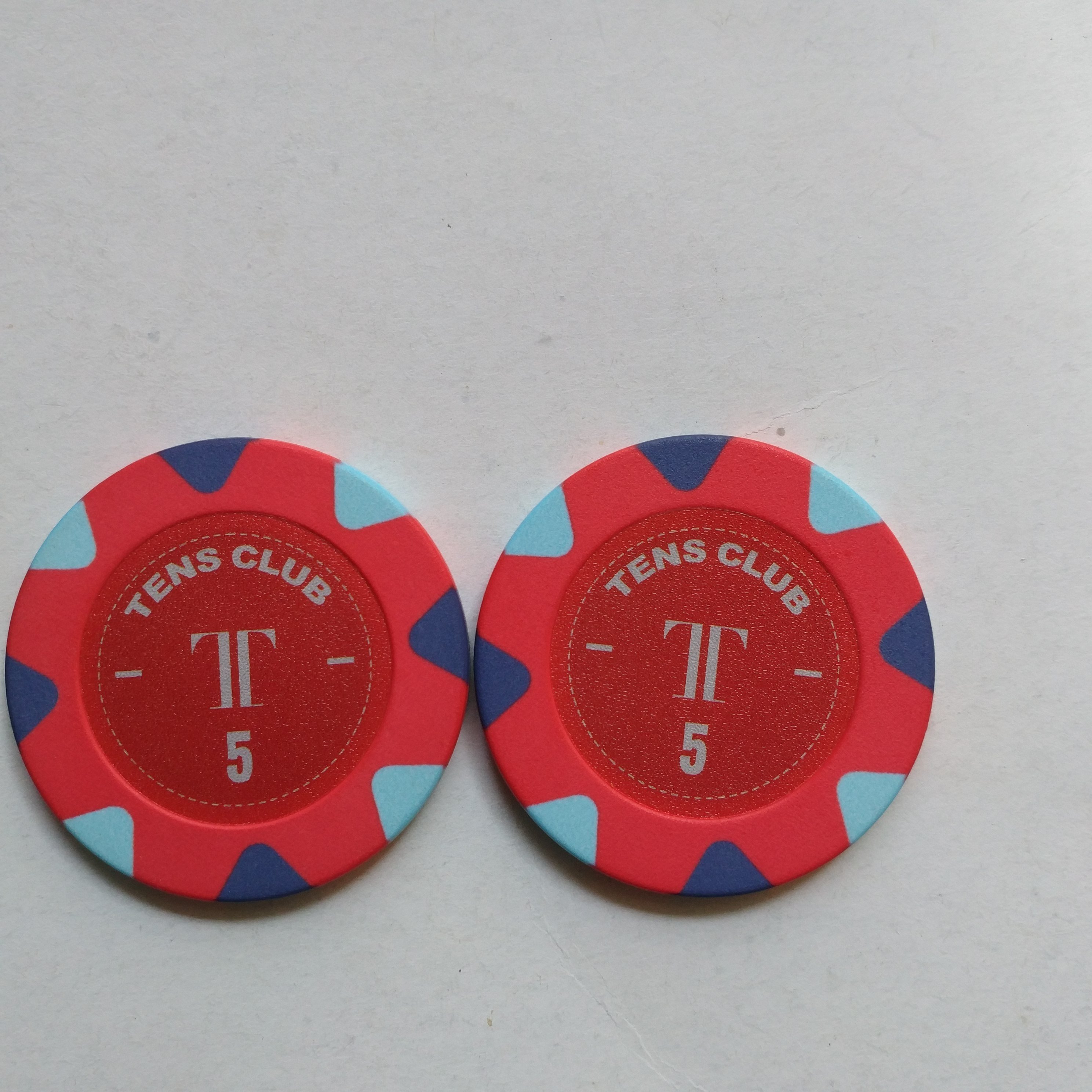 39MM 10g hybrid Ceramic poker chips with stickers inside
