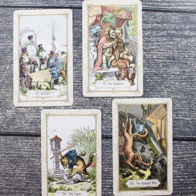 Factory Custom Printing Holographic Printing Oracle Cards High Quality Original Tarot Cards