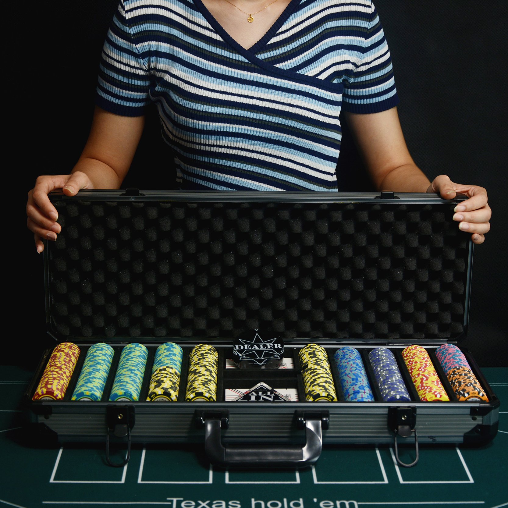 Wholesale Gambling Poker Chip set clay Poker Chips Custom Poker Chips 14g board game token