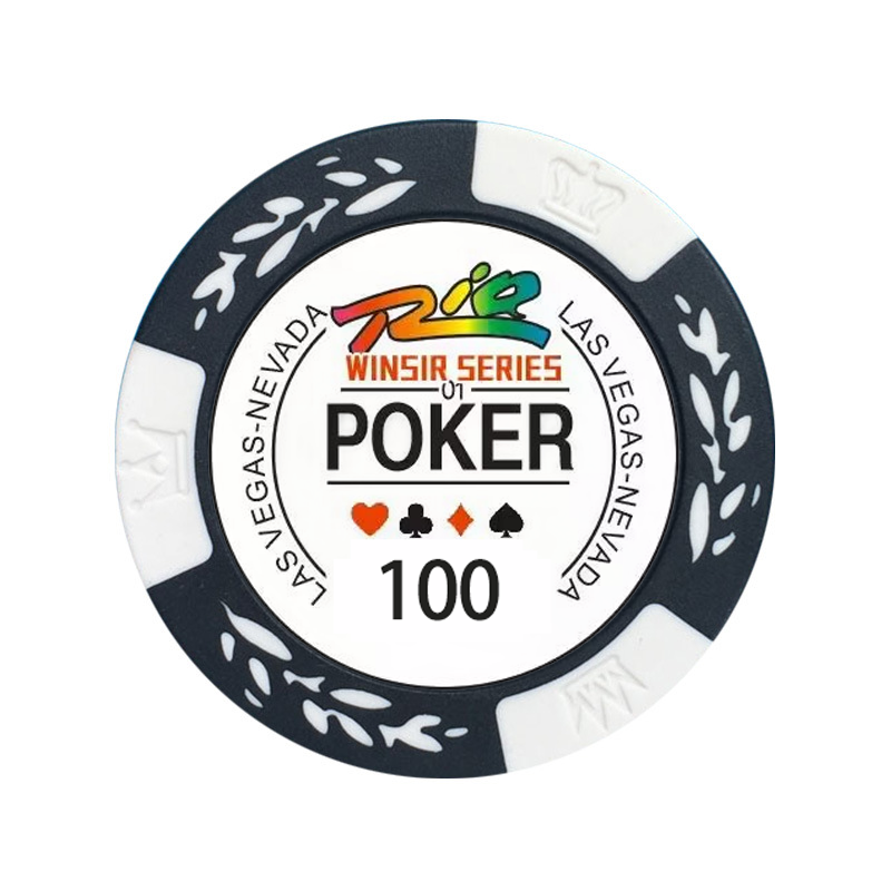 Custom European Poker Tour Casino Ceramic Clay 14g Professional High Quality 1000 Rio Winsir Series Of Wsop Poker Chips Set