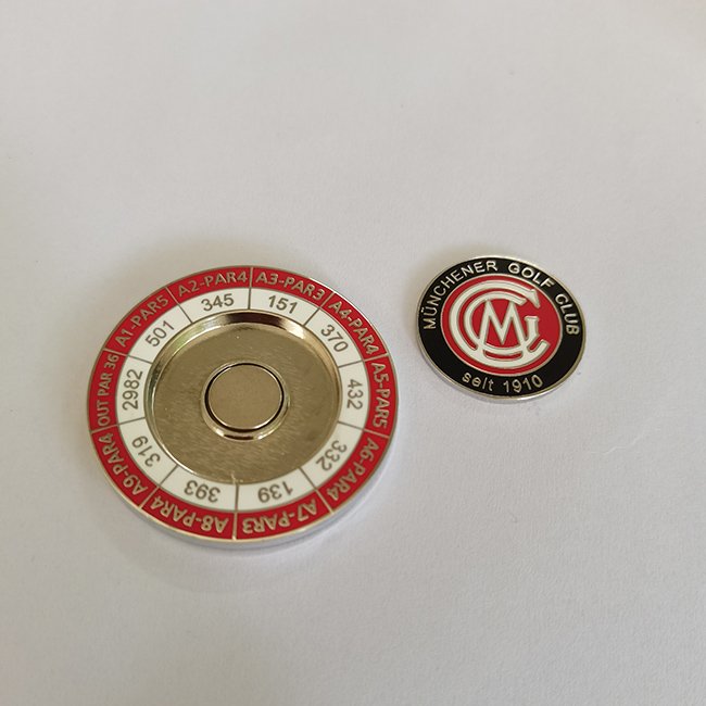 High Quality Master Tournament Poker Chip Customized Ball Marker Golf Accessories