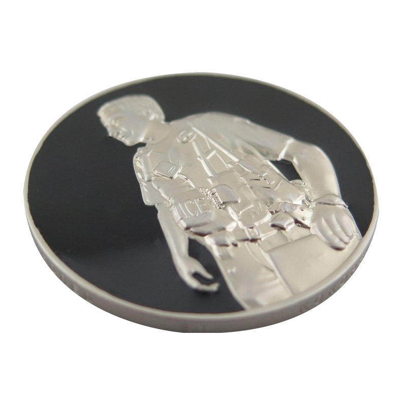 custom mirror effect gold plated tourist souvenir poker chips coin