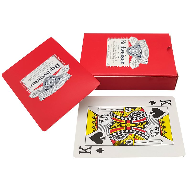 High Quality Custom Logo Playing Cards Smooth Poker Creative Durable Gift Board Games Custom Poker For Adult