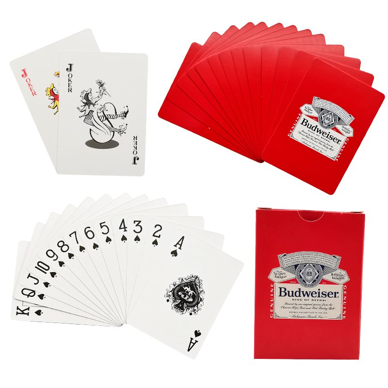 High Quality Custom Logo Playing Cards Smooth Poker Creative Durable Gift Board Games Custom Poker For Adult