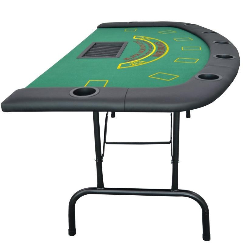 Factory Sales 100% Customized Design Professional Texas Poker Table with Foldable Legs for Gambling & Mahjong