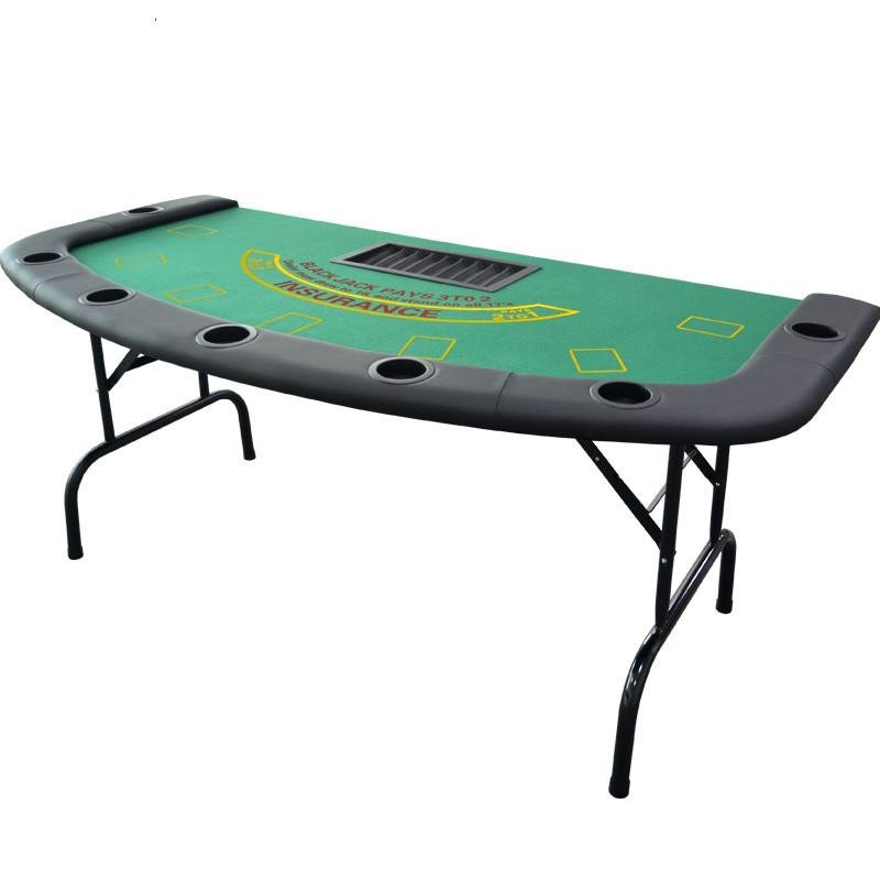 Factory Sales 100% Customized Design Professional Texas Poker Table with Foldable Legs for Gambling & Mahjong