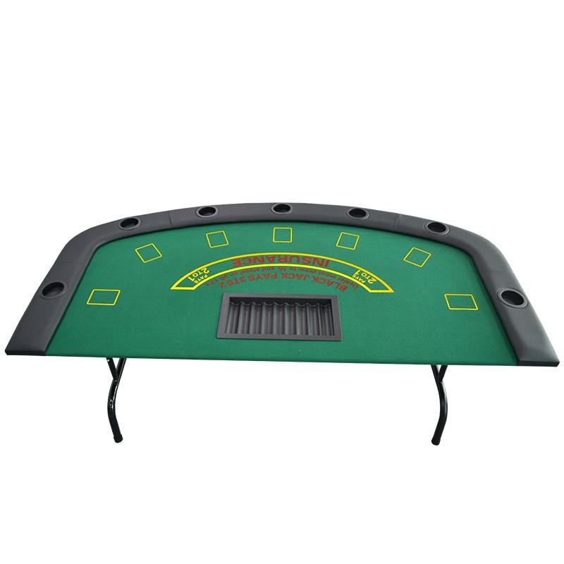 Factory Sales 100% Customized Design Professional Texas Poker Table with Foldable Legs for Gambling & Mahjong