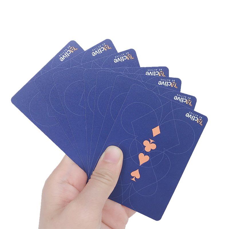 100% PVC material poker cards custom kuwait plastic playing cards factory wholesale waterproof pvc playing cards