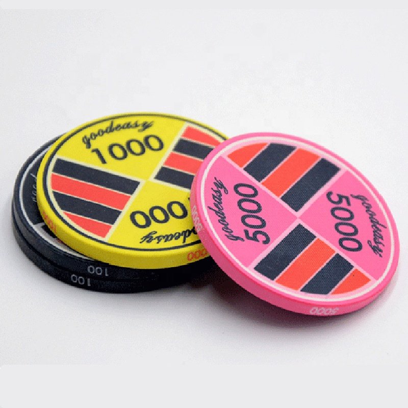 factory custom 40mm 43mm ceramic poker chip casino club event gambling poker chips