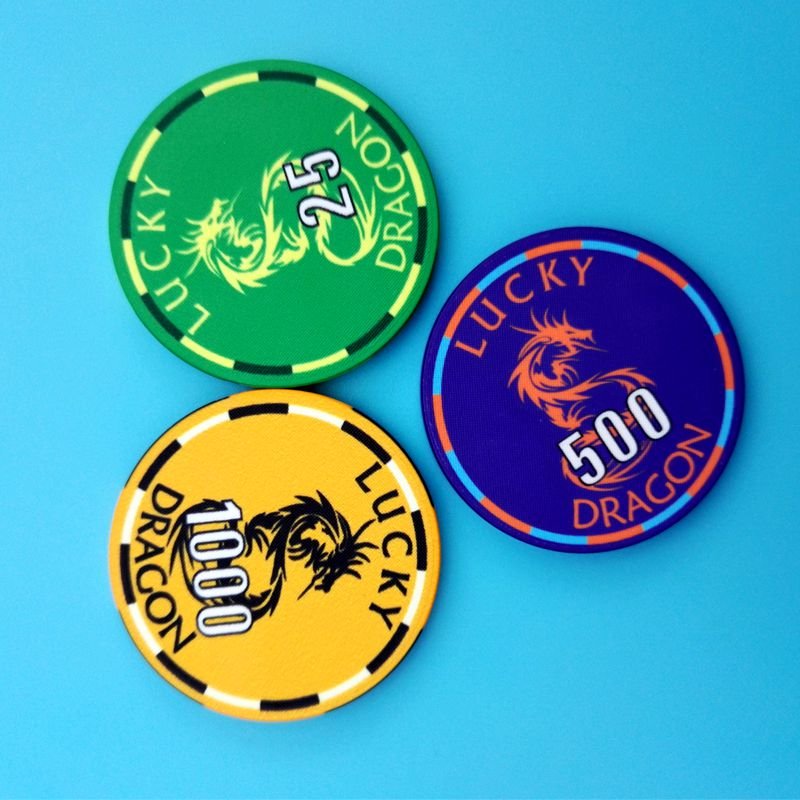 Plastic Tokens Sticker Poker Chips, Europe country hotest sale poker chips