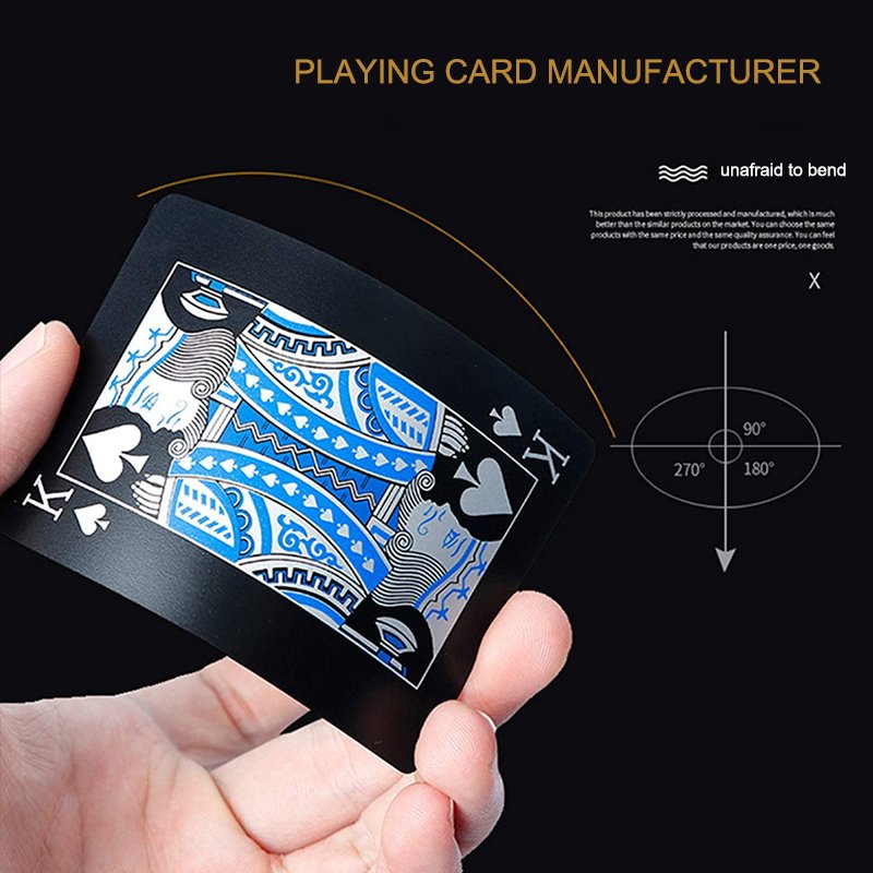 Logo Card Paper Pvc Game Poker Chip Set Adult Playing Card Manufacture Sale Plastic Custom Wholesale Printing