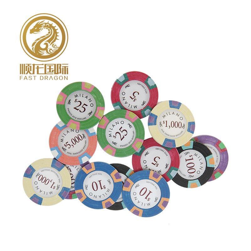 Design Poker Chips 10g Pure Clay Chips without Iron Customize