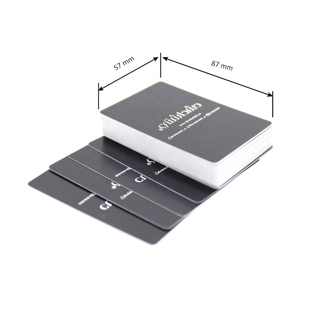 Customized Logo Black Poker Playing Cards 100% Plastic PVC Waterproof Luxury Playing Cards Printed Factory Free Sample
