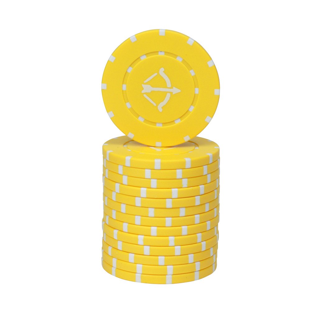 2024 Factory New Casino Roulette Chips Eco-friendly material 40mm ABS pattern stickers can be customised poker chips