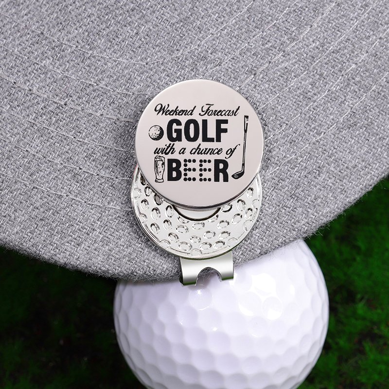 Factory Direct Sale Metal Magnetic Golf Ball Marker Custom Poker Chips Casino Chips Masters Poker Chip Golf Ball Markers