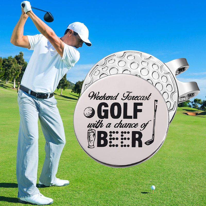 Factory Direct Sale Metal Magnetic Golf Ball Marker Custom Poker Chips Casino Chips Masters Poker Chip Golf Ball Markers