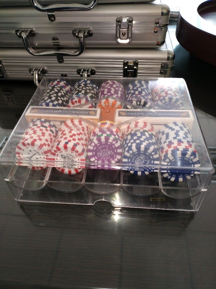 100pcs acrylic tray,poker chip rack for 100pcs 40MM poker chip tray