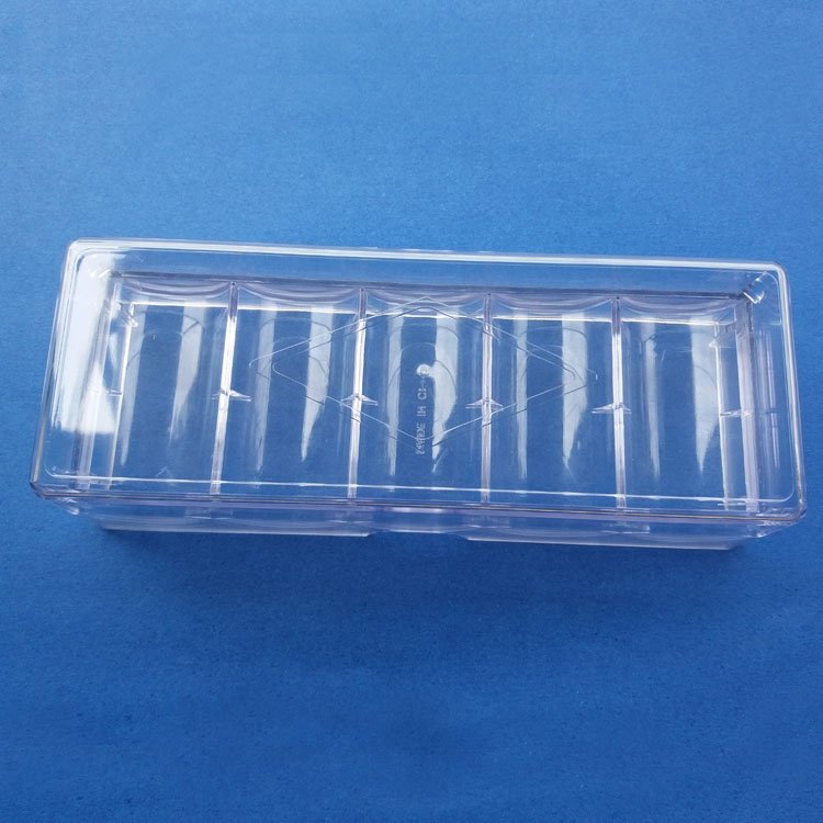 100pcs acrylic tray,poker chip rack for 100pcs 40MM poker chip tray